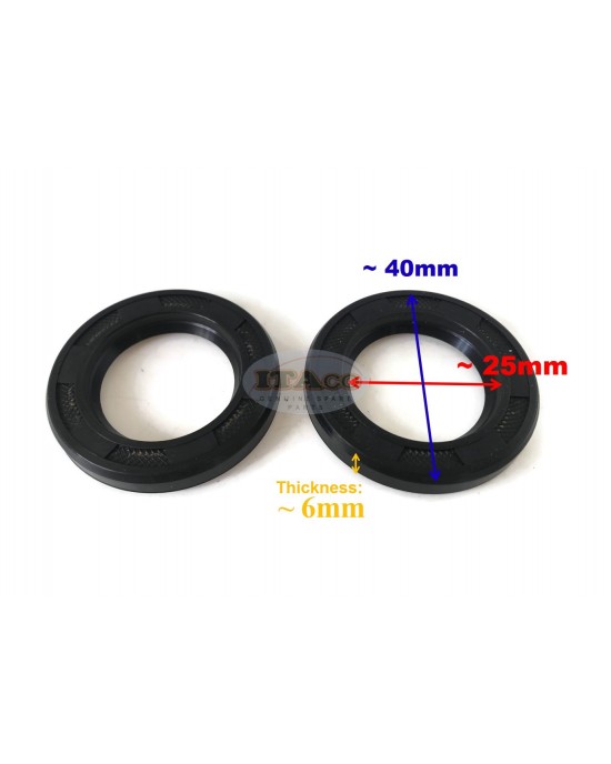 2-Pack Crankshaft Oil Seals For Husqvarna Chainsaws - Fits Models 142, 137, 136, 141, 41, 36, 235, 236, 240 - View #9